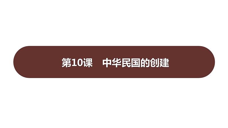 第三单元 第十课　中华民国的创建  课件 2023-2024 部编版历史 八年级上册（深圳）01