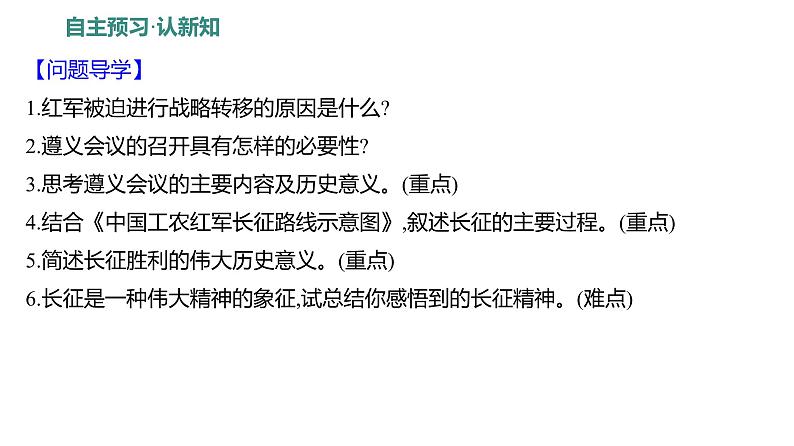 第五单元 第十七课　中国工农红军长征  课件 2023-2024 部编版历史 八年级上册（深圳）第4页