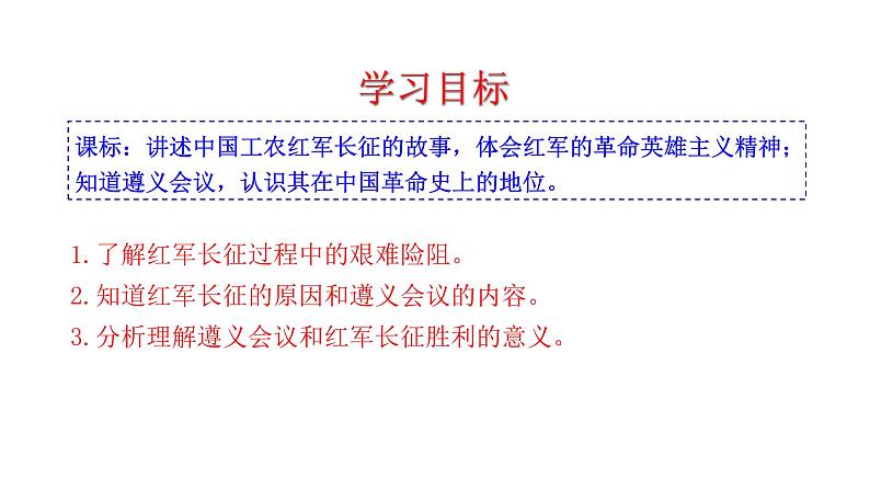 5.17 中国工农红军长征 课件 2023-2024 部编版初中历史八年级上册(深圳)04