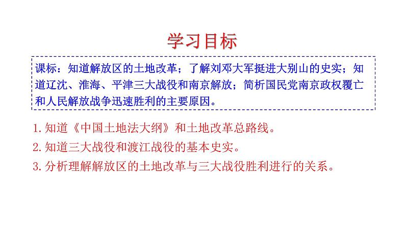 7.24 人民解放战争的胜利 课件 2023-2024 部编版初中历史八年级上册(深圳)04