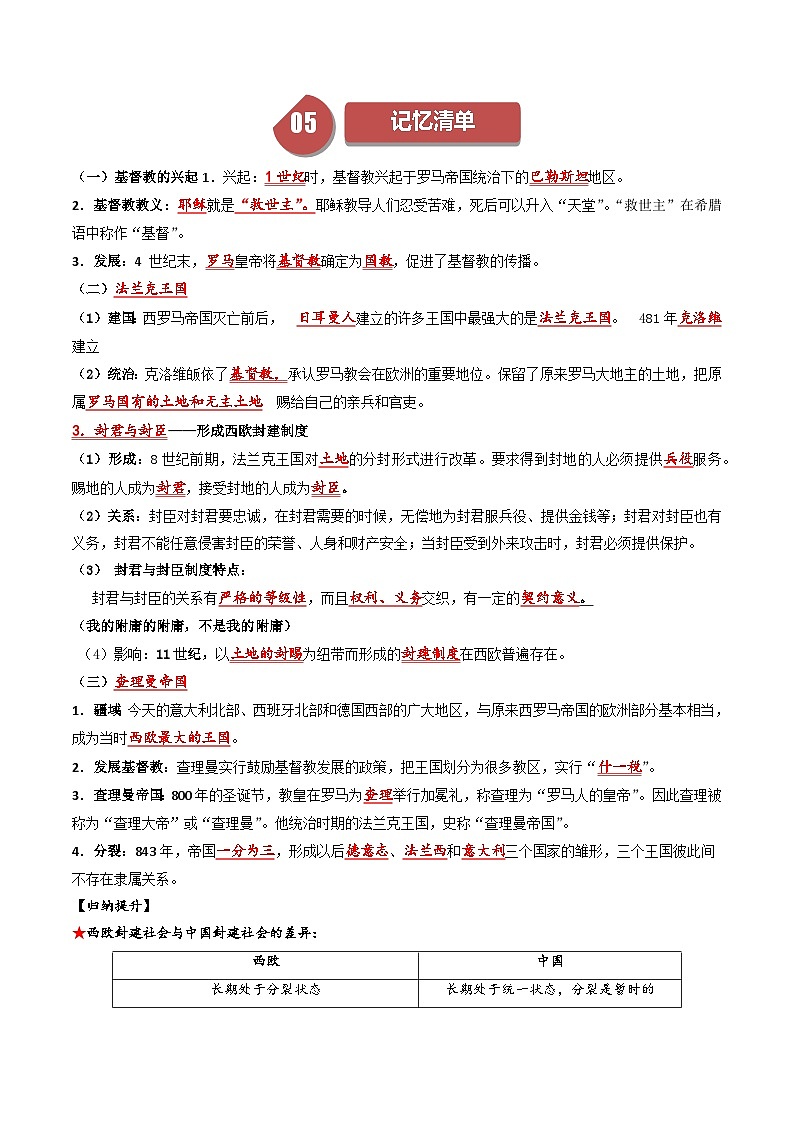 第7课基督教的兴起和法兰克王国（课件+学案）-2023-2024学年九年级历史上册同步学与练（部编版）03