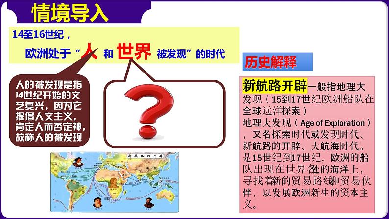 第15课探寻新航路（课件）-2023-2024学年九年级历史上册同步学与练（部编版）第1页