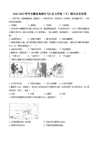 2022-2023学年安徽省芜湖市弋江区七年级（下）期末历史试卷（含答案解析）