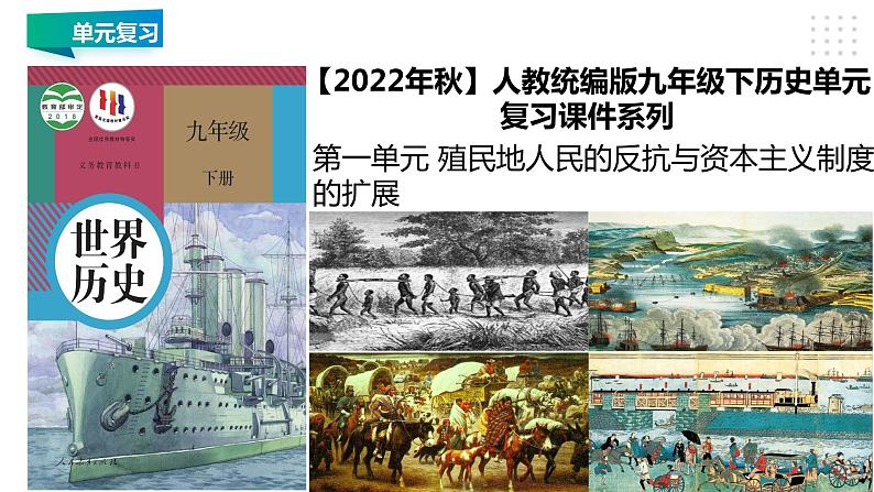 第一单元 殖民地人民的反抗与资本主义制度的扩展 精品复习课件第1页
