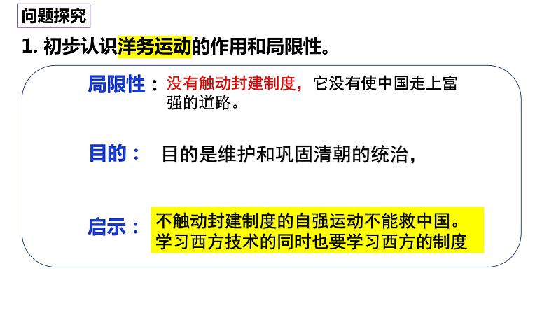 第二单元+近代化的早期探索与民族危机的加剧（单元复习）-2023-2024学年八年级历史上册同步精品课堂（部编版）课件PPT06