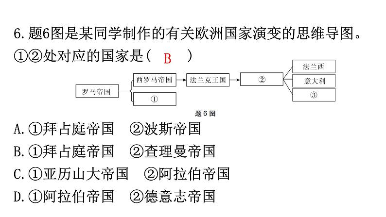 中考历史复习专项训练二时空观念课件08