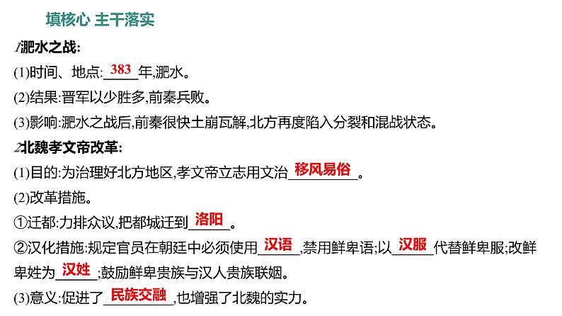 第四单元  第19课　北魏政治和北方民族大交融 习题课件 部编版历史 七年级上册第2页