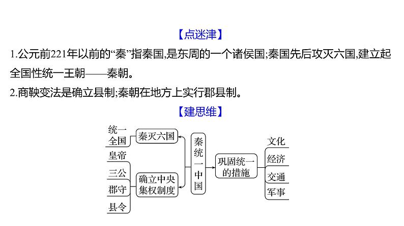 第三单元  第9课　秦统一中国 习题课件 部编版历史 七年级上册第5页