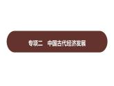 专项二　中国古代经济发展 习题课件 部编版历史 七年级上册