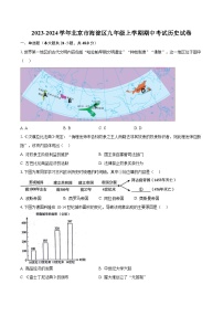 2023-2024学年北京市海淀区九年级上学期期中考试历史试卷（含解析）