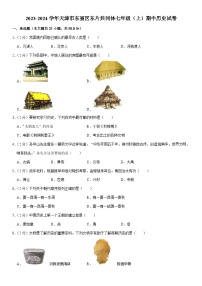 2023-2024学年天津市东丽区东片共同体七年级（上）期中历史试卷（含解析）