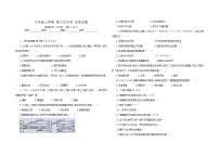 2023-2024年度第一学期 吉林省大安市乐胜中学九年级上册第三次月考 历史试卷 （含答案）