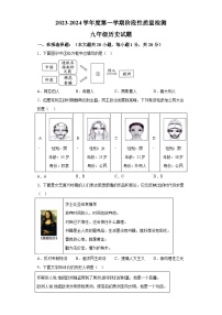 山东省菏泽市鄄城县2023-2024学年九年级上学期期中历史试题（含解析）