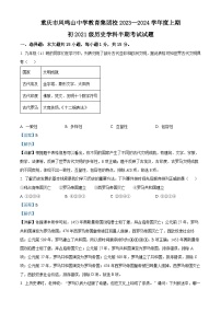 重庆市凤鸣山中学教育集团校2023-2024学年九年级上学期期中考试历史试题（解析版）