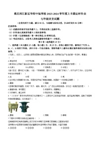 重庆市华东师范大学附属中旭科创学校2023-2024学年七年级上学期期中定时作业历史试题(无答案)