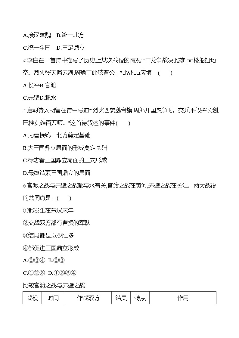 第四单元   第16课　三国鼎立 （学生版）2023-2024 部编版历史七年级上册第2页