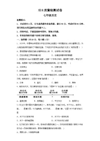 河南省郑州市巩义市2022-2023学年七年级上学期期末历史试题（含解析）