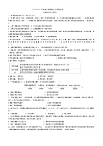 河南省洛阳市第二外国语学校2023-2024学年九年级上学期12月月考历史试题