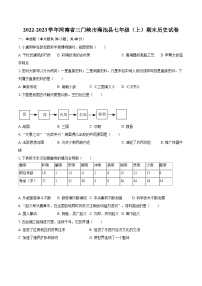 2022-2023学年河南省三门峡市渑池县七年级（上）期末历史试卷（含答案解析）