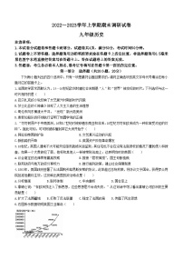 河南省平顶山市舞钢市2022-2023学年九年级上学期期末历史试题