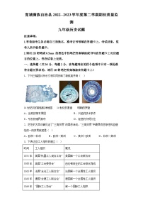 河北省承德市宽城县2022-2023学年九年级上学期期末历史试题（含解析）