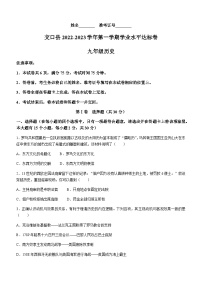 山西省吕梁市交口县2022-2023学年九年级上学期期末历史试题（含解析）