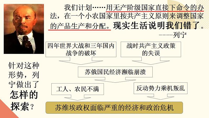 人教版初中历史九年级第十一课 苏联的社会主义建设课件第4页