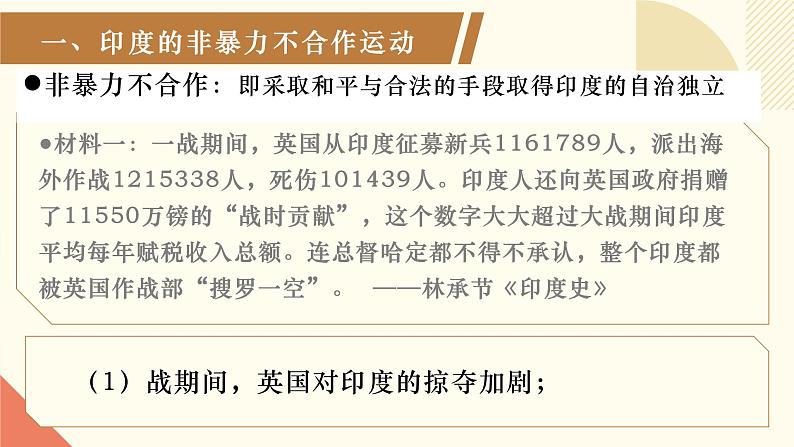 人教版初中历史九年级第十二课 亚非拉民族民主运动的高涨课件04