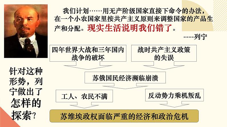 人教版初中历史九年级第十一课 苏联的社会主义建设课件04