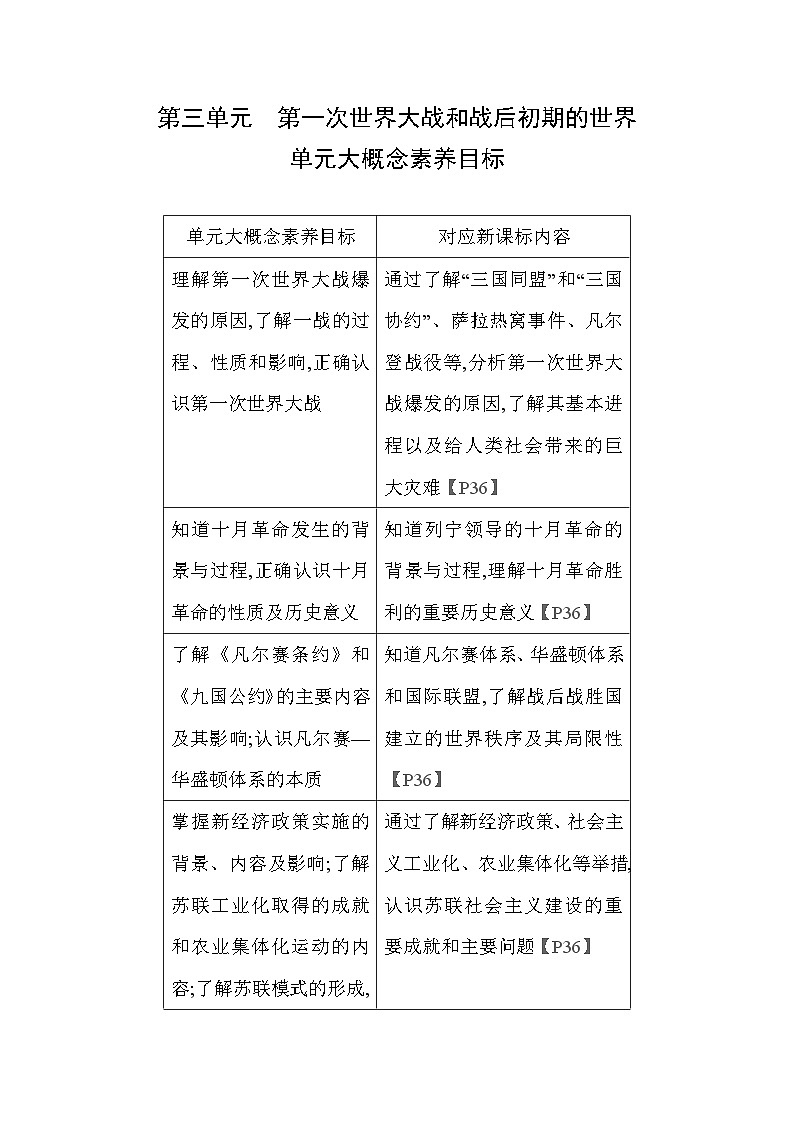 【课时练】统编版 初中历史 九年级下册 同步练习 第8课第一次世界大战同步练习（含解析）01