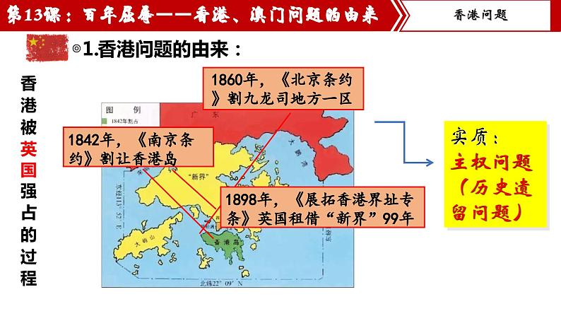 【核心素养目标】部编版初中历史八下 第13课香港和澳门回归祖国课件+教案+课时训练（含答案）03