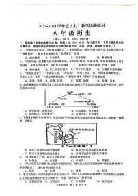 安徽省合肥市肥西县2023-2024学年八年级上学期期末考试历史试题