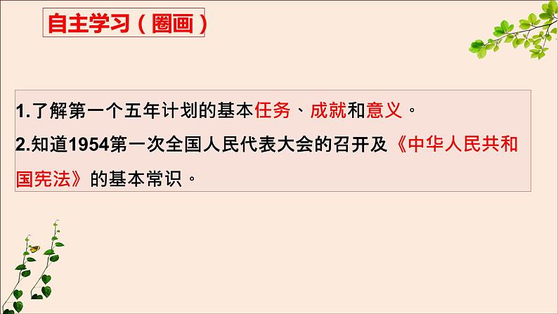 部编版八年历史下册第四课新中国工业化的起步和人民代表大会制度的确立PPT课件第3页