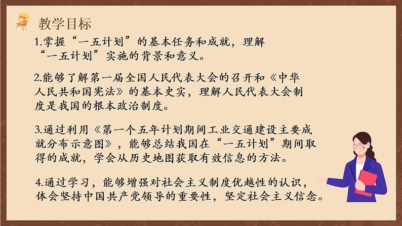 人教部编版历史八年级下册 4《 新中国工业化的起步和人民代表大会制度的确立》   课件第3页