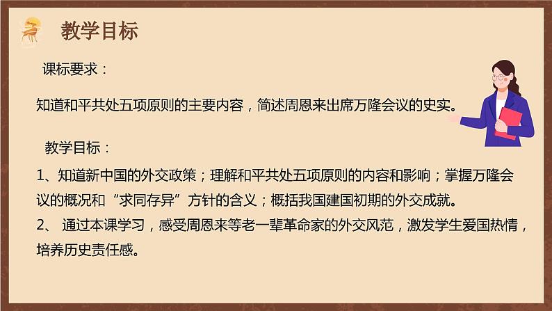 人教部编版历史八年级下册 16《独立自主的和平外交》  课件03