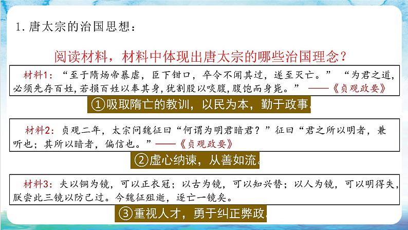 【多场景教学】人教部编版历史七年级下册2《 从“贞观之治”到“开元盛世”》（课件）08