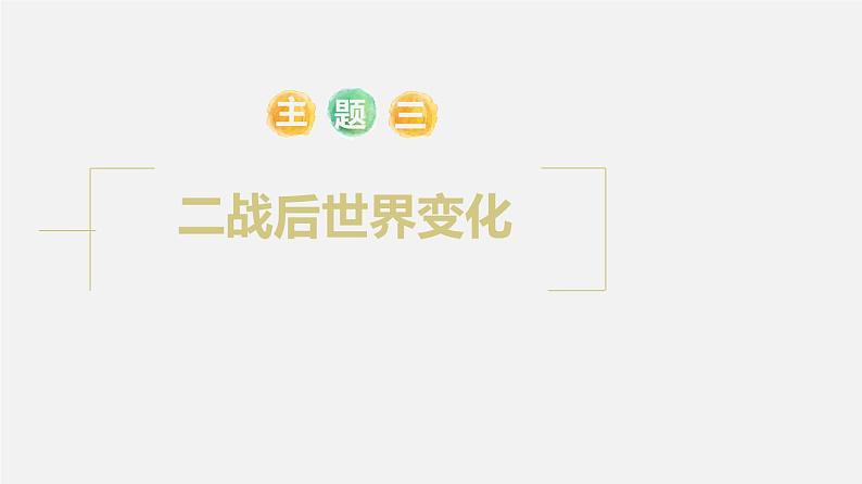 【备战2024年中考】一轮复习 初中历史 考点讲练测 专题03 二战后的世界变化（板块六）-课件第1页