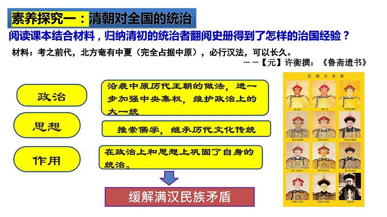 第18课 统一多民族国家的巩固和发展（核心素养时代新教学课件）第3页