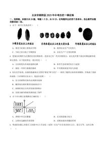 北京市朝阳区2024年中考历史模拟试卷附参考答案