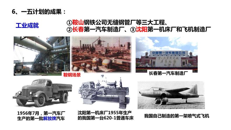 第4课  新中国工业化的起步和人民代表大会制度的确立（课件）07