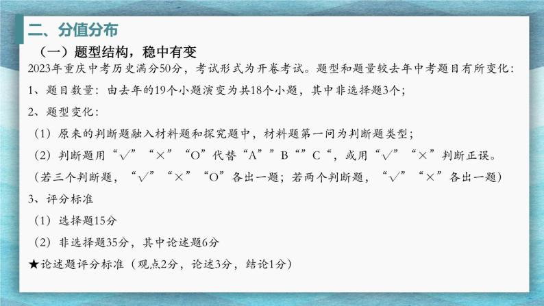 2023年重庆市中考历史（B卷）真题完全解读课件PPT08