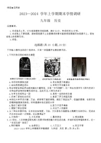 河南省郑州市新郑市2023-2024学年部编版九年级上学期1月期末历史试题