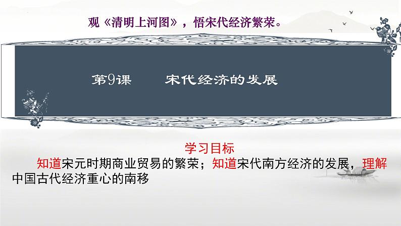 第9课+宋代经济的发展++课件+2023-2024学年部编版七年级历史下学期 (1)第2页