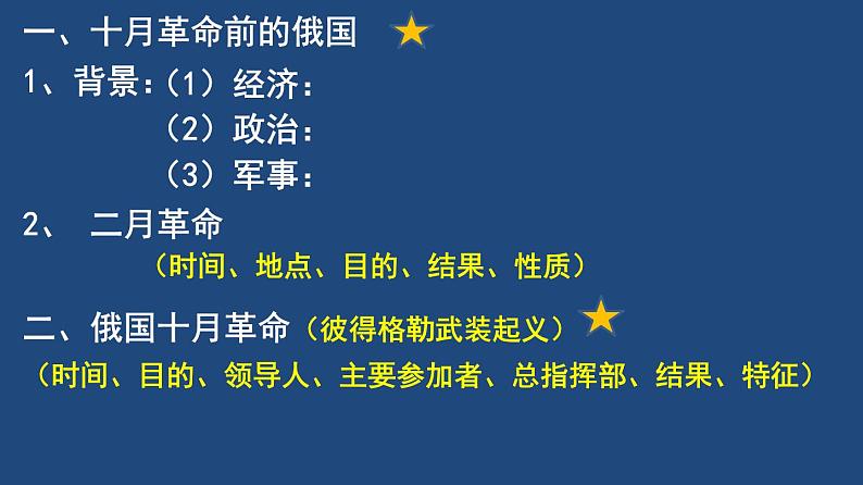 人教版九年级下册第三单元第九课列宁与十月革命PPT课件第3页