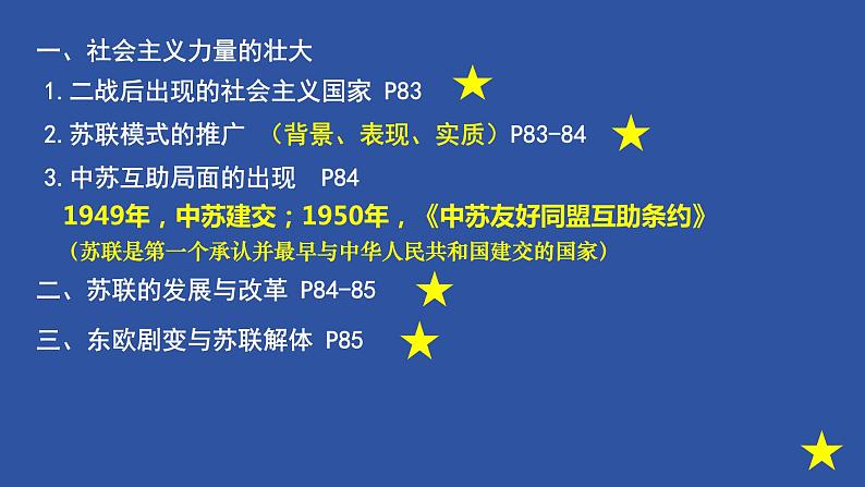 人教版九年级下册第五单元第十八课社会主义的发展与挫折PPT课件03