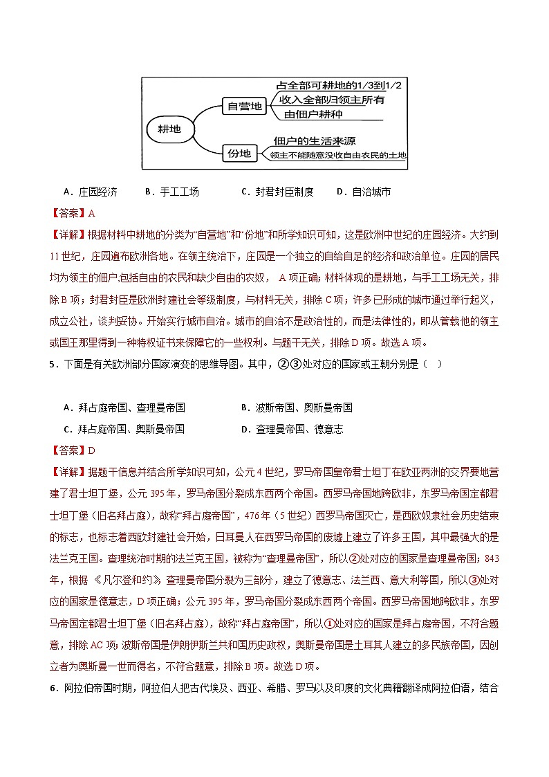 【开学摸底考试】九年级历史（浙江专用）- 2023-2024学年初中下学期开学摸底考试卷.zip03
