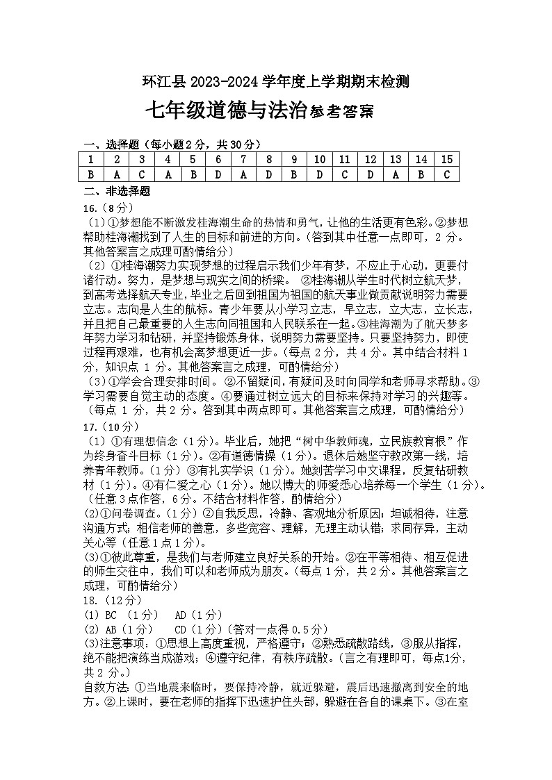 84，广西河池环江县2023-2024学年七年级上学期期末考试道法历史合卷试题(3)01