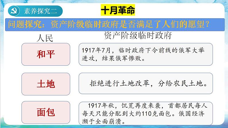 【核心素养】 人教部编版历史九年级下册9《 列宁与十月革命》课件+学案08