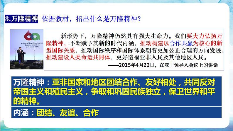 【核心素养】 人教部编版历史九年级下册19《 亚非拉国家的新发展》课件+学案06