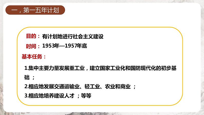 第4课 新中国工业化的起步和人民代表大会制度的确立 课件 部编版历史八年级下册06